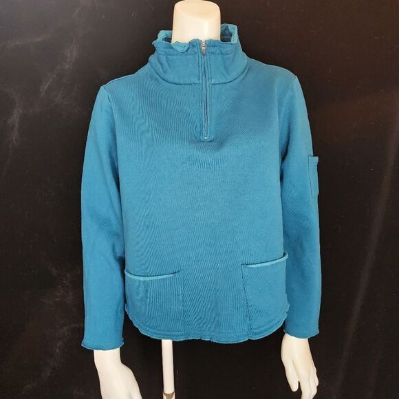Nomadic Traders Blue Quarter Zip (M) - Picture 2 of 7